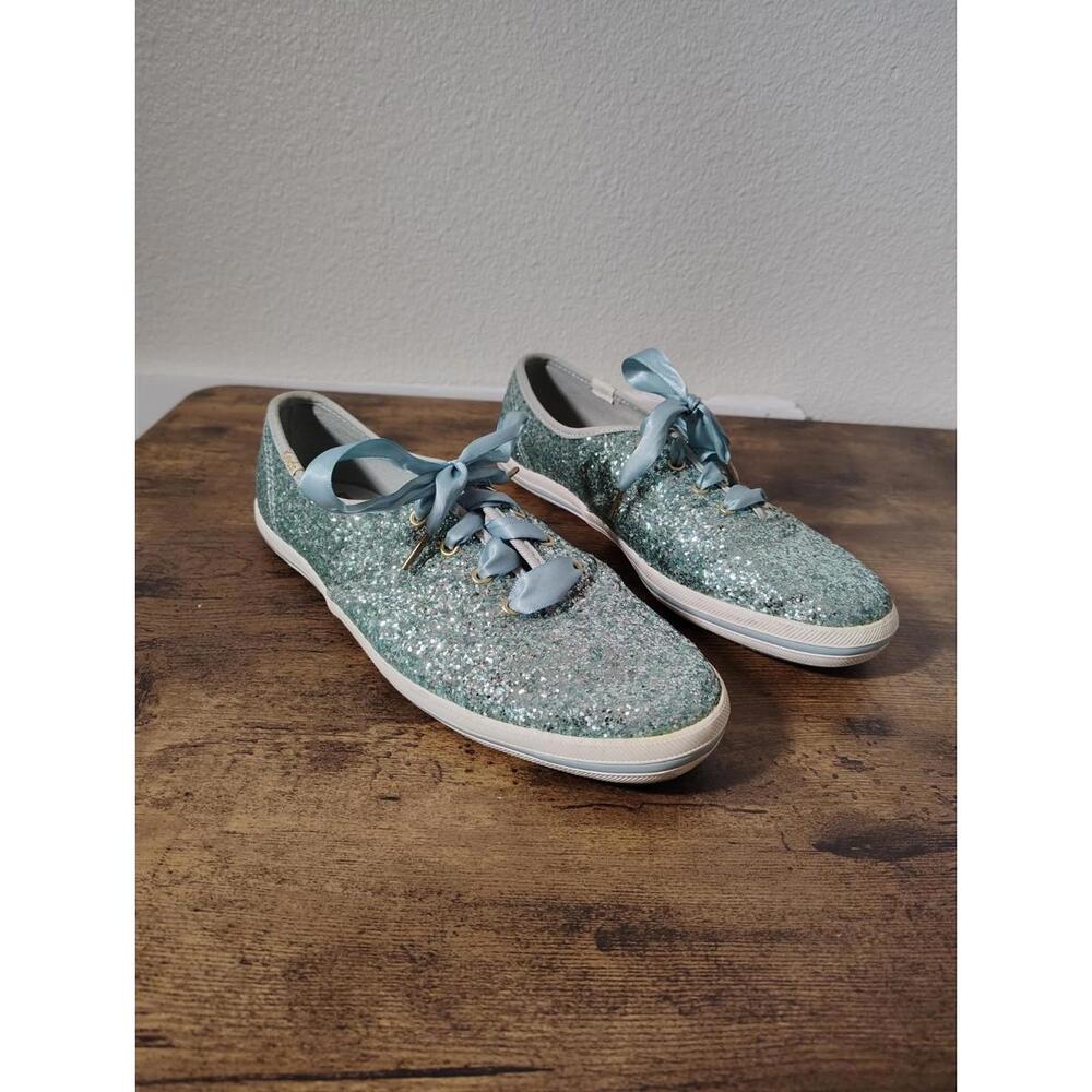 Keds Glitter Sneakers in Light Blue